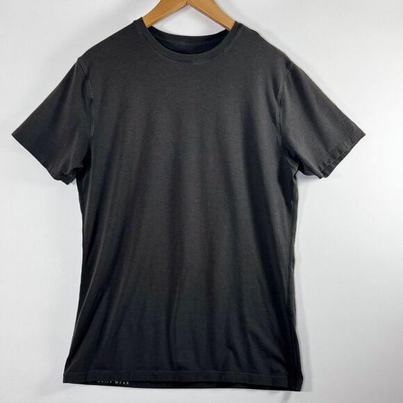 Mack Weldon Men Small Gray T Shirt Crew Neck Short Sleeve Stretch Classic Casual - Picture 1 of 9